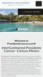 Mobile Screenshot of presidentecancun.com